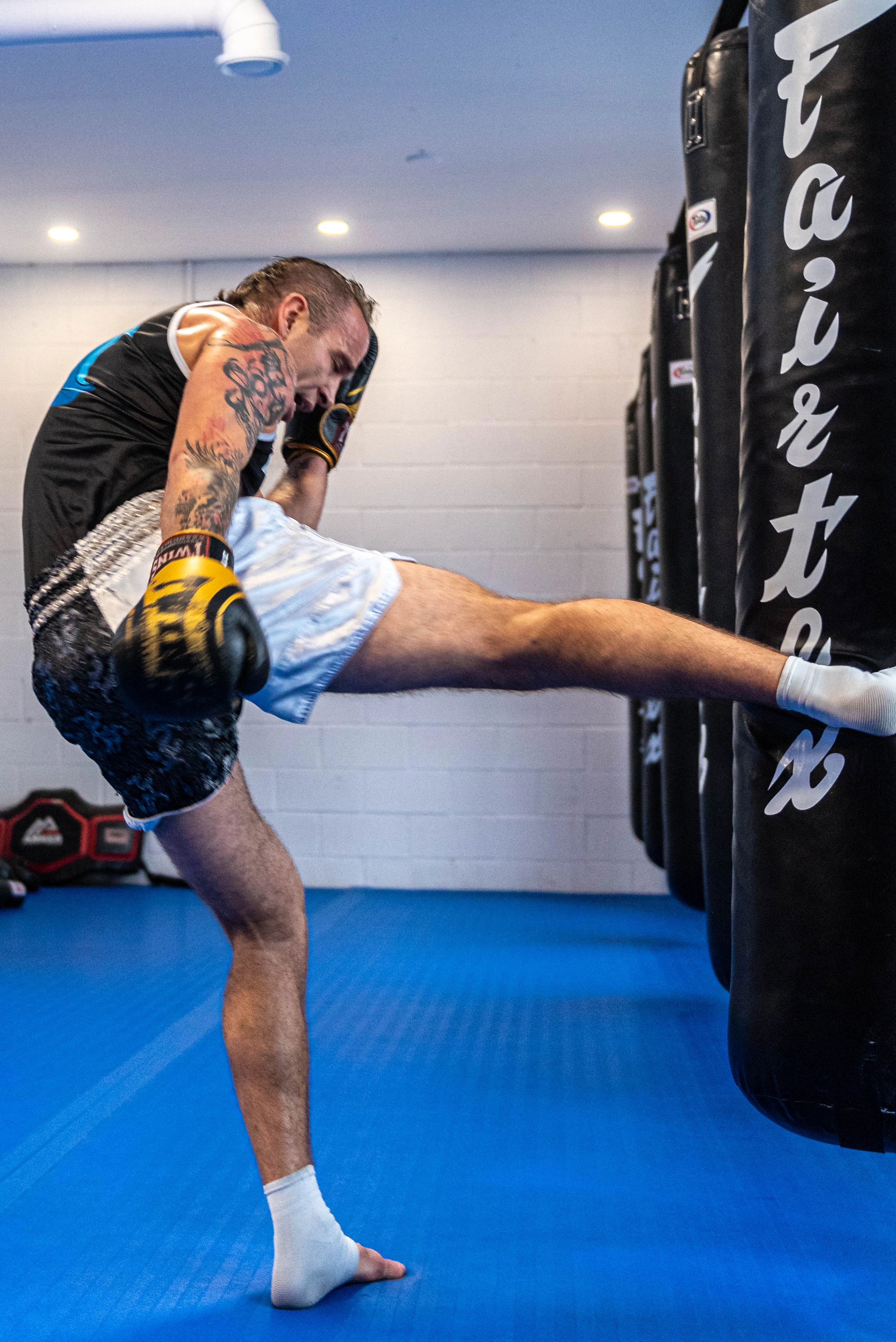 Adult Muay Thai kickboxing at Pacific Top Team West Kelowna