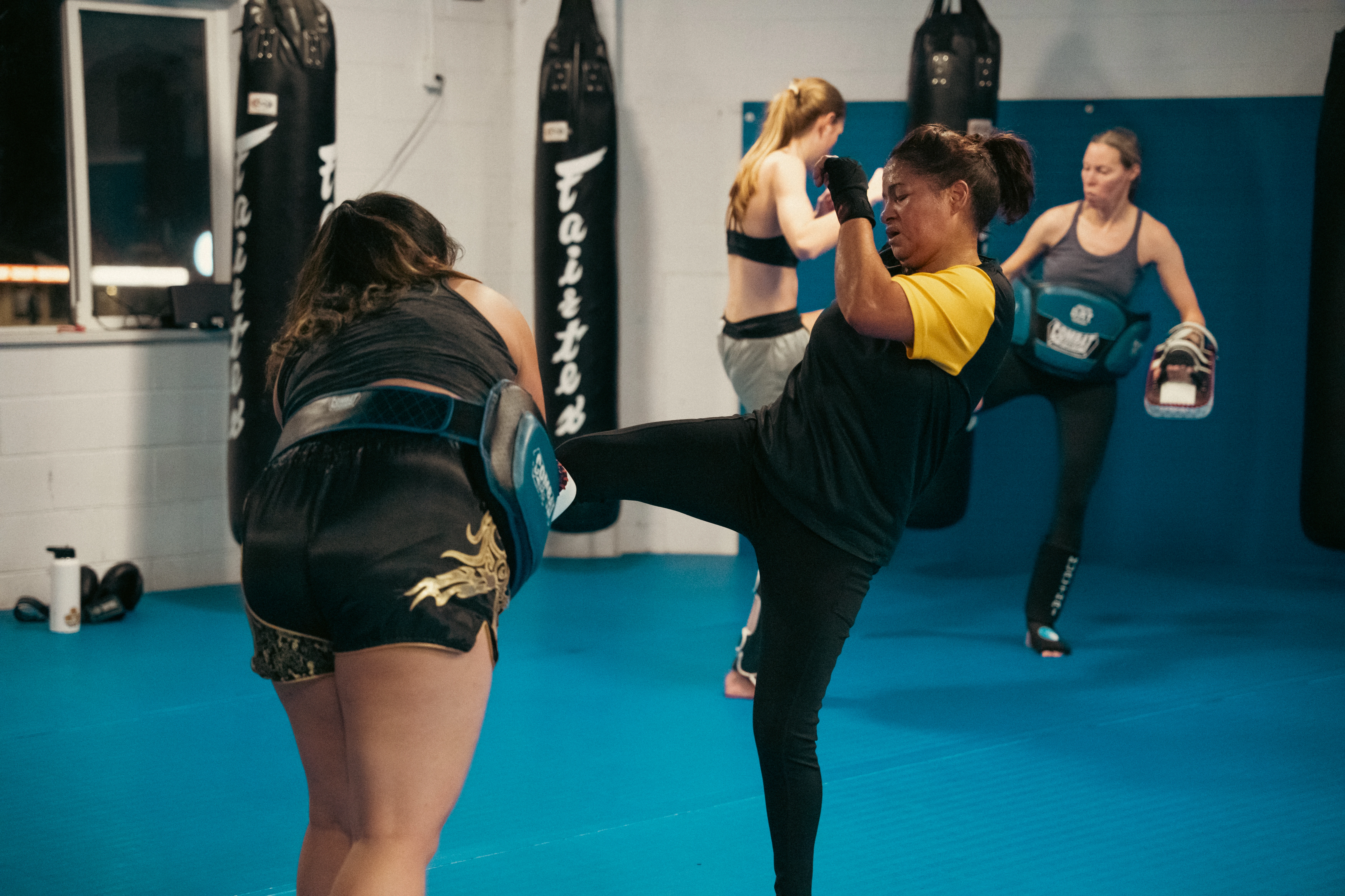Muay Thai training at Pacific Top Team West Kelowna